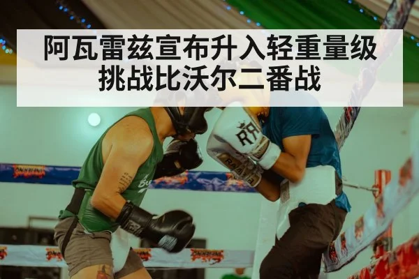 阿瓦雷兹宣布升入轻重量级 挑战比沃尔二番战
